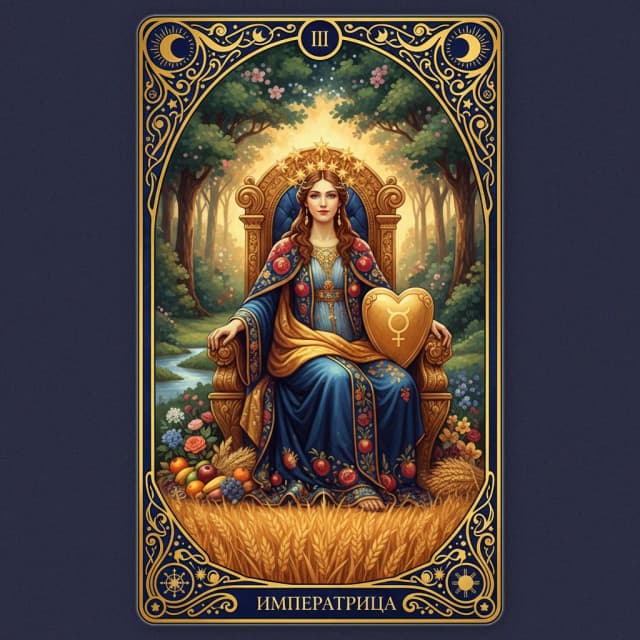 Карта таро Императрица — значение в прямом и перевёрнутом положении