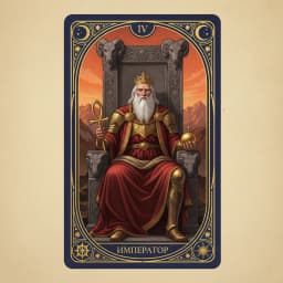 Карта таро Император — связь со знаком Овен