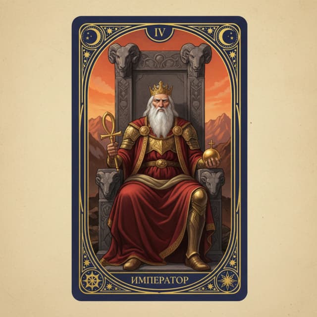 Карта таро Император — значение в прямом и перевёрнутом положении