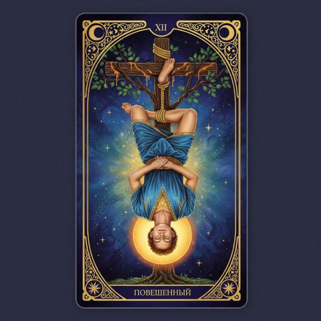 Карта таро Повешенный — значение в прямом и перевёрнутом положении