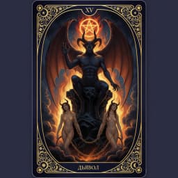 Карта таро Дьявол — связь со знаком Козерог