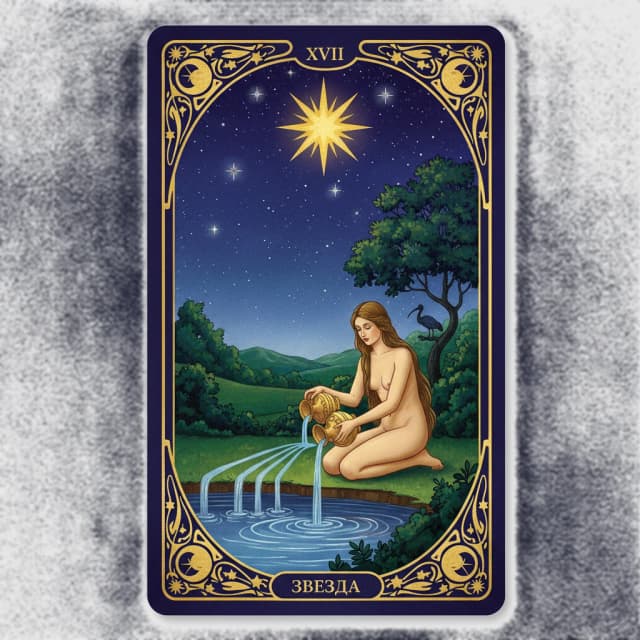 Карта таро Звезда — значение в прямом и перевёрнутом положении